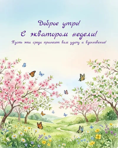Доброе утро! С экватором недели! — morning spring 11